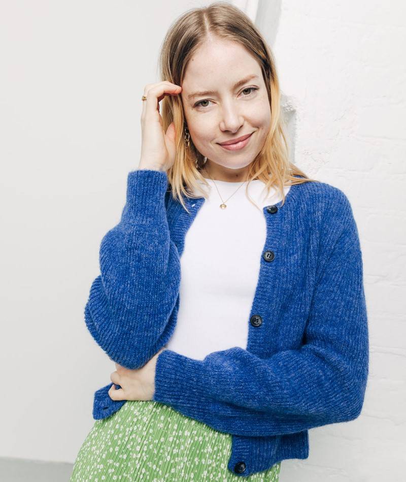 KAUF DICH GLüCKLICH Cardigan Blau