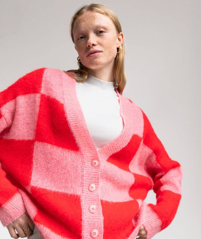 KAUF DICH GLüCKLICH Cardigan gemustert