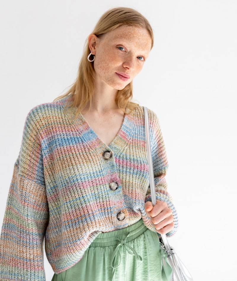 KAUF DICH GLüCKLICH Cardigan gestreift