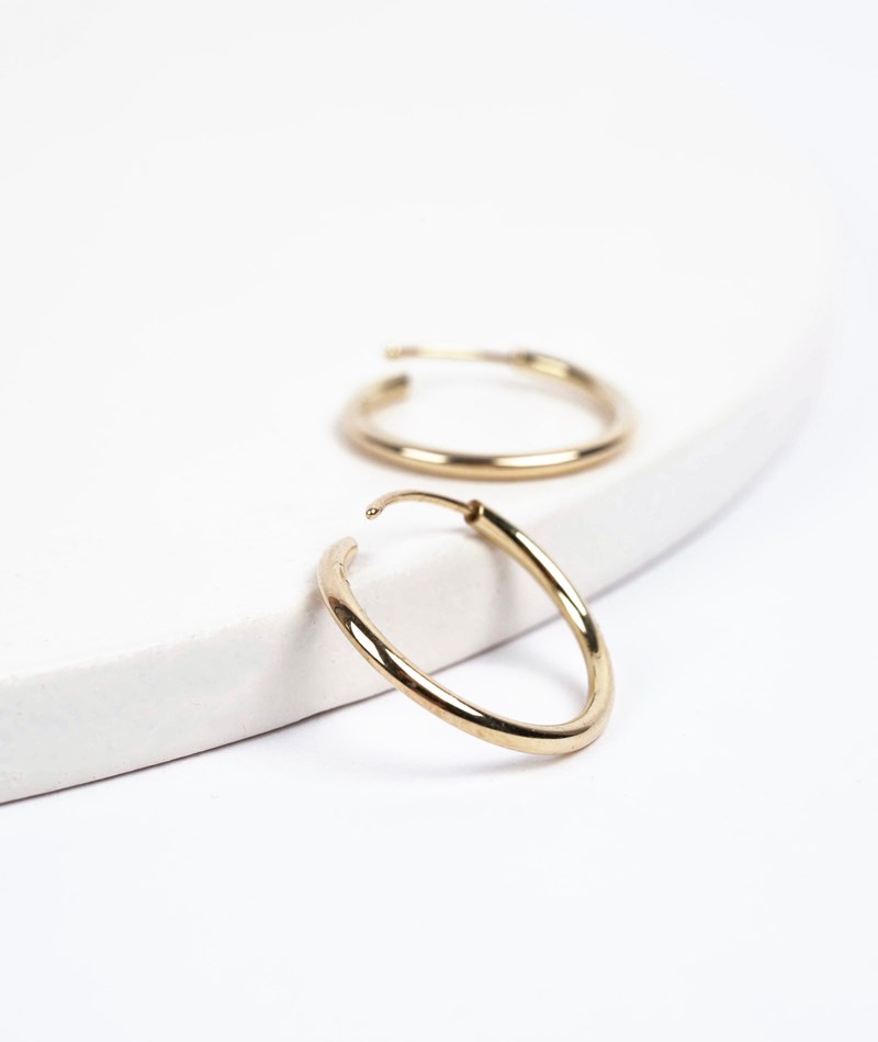 KAUF DICH GLüCKLICH Creole 18 mm Gold