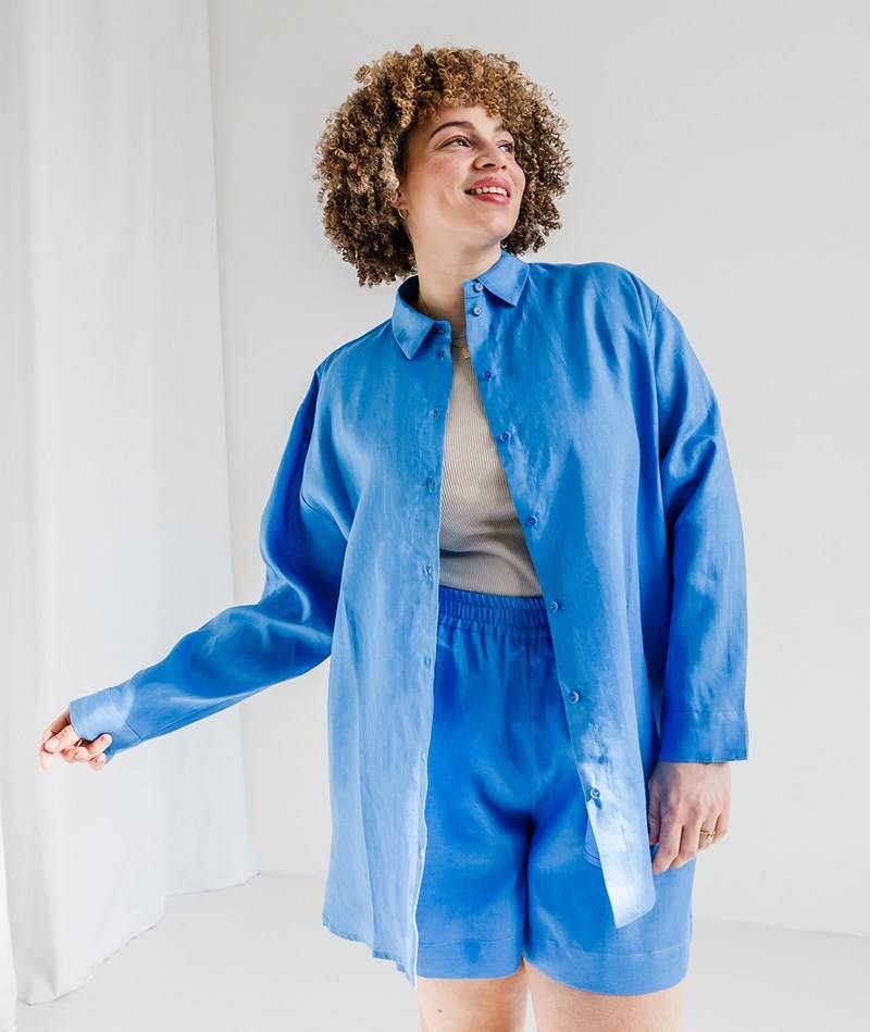 Kauf Dich Glücklich DARIADüH Jane Bluse Blau