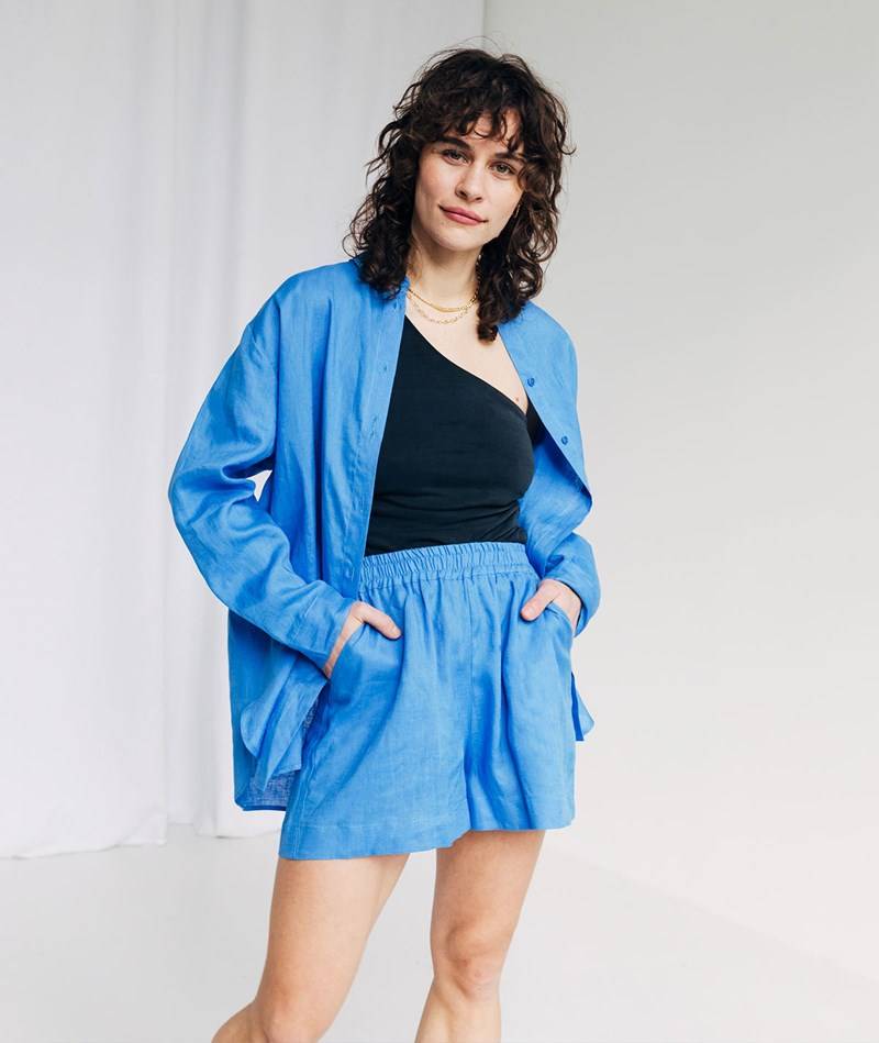 Kauf Dich Glücklich DARIADüH Jane Shorts Blau