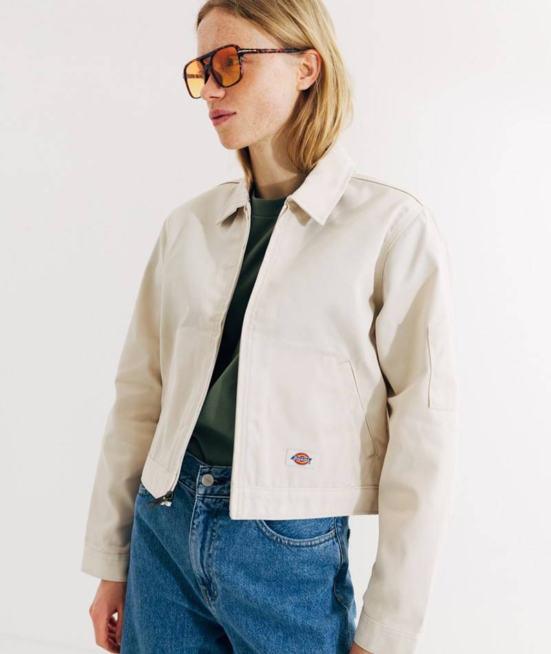 Kauf Dich Glücklich DICKIES Jacke Eisenhower Weiü