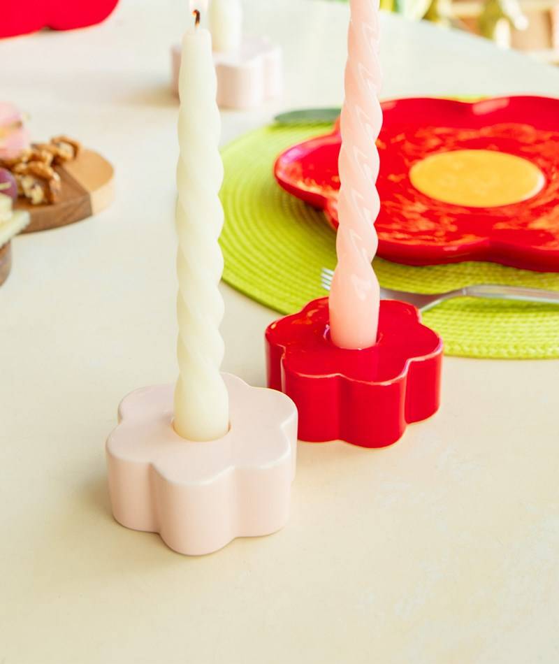 Kauf Dich Glücklich DOIY Daisy Kerzenhalter Pink