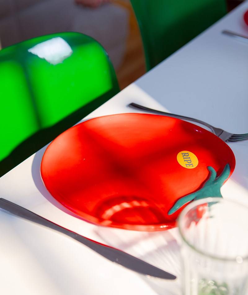 Kauf Dich Glücklich DOIY Tomate Teller Rot