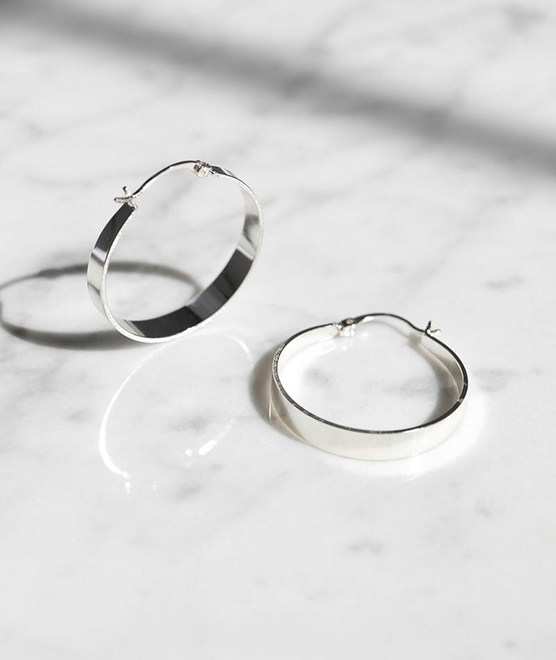 Kauf Dich Glücklich EBBA Creolen Silber