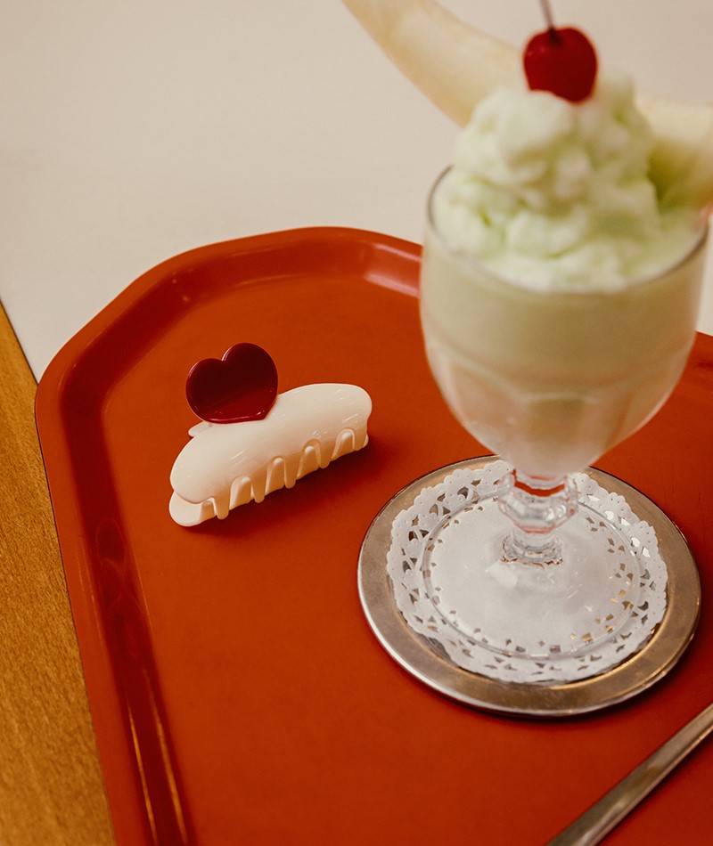 Kauf Dich Glücklich EBBA Haarspange Beige Rot