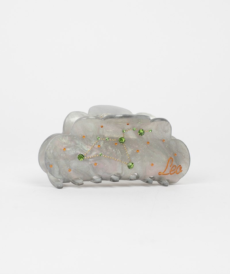 Kauf Dich Glücklich EBBA Haarspange Leo Grau