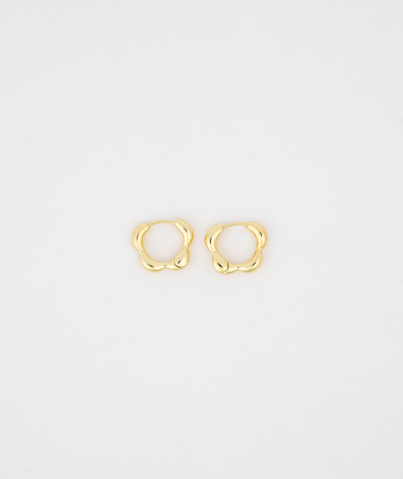 Kauf Dich Glücklich EBBA Ohrringe Blume Gold