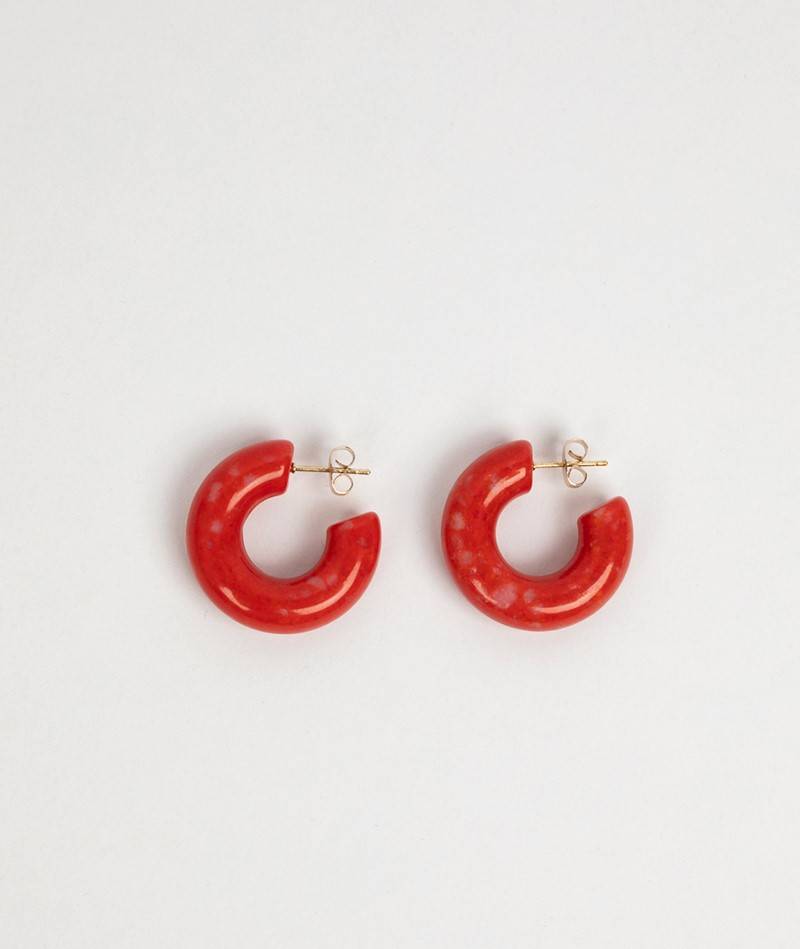 Kauf Dich Glücklich EBBA Ohrringe rot