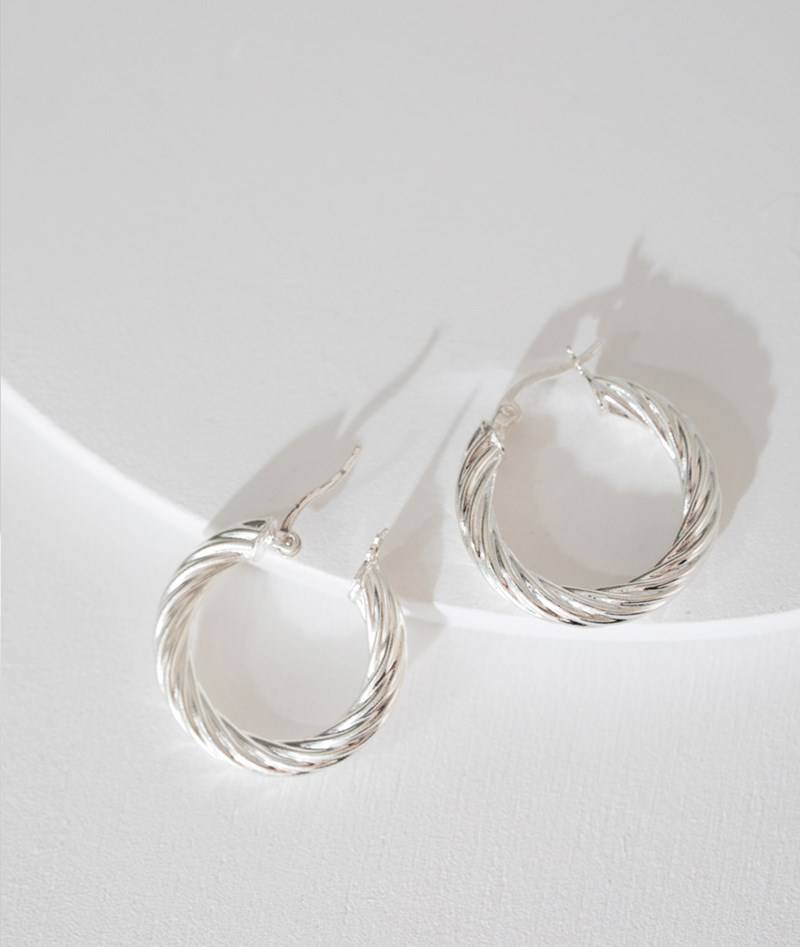 Kauf Dich Glücklich EBBA Ohrringe Silber