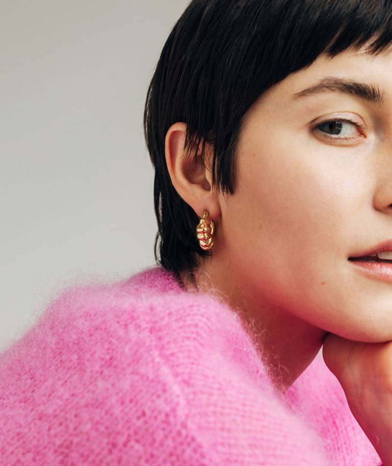 Kauf Dich Glücklich EBBA Ohrringe Spiral Gold