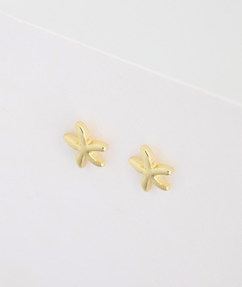 Kauf Dich Glücklich EBBA Ohrringe Stern Gold