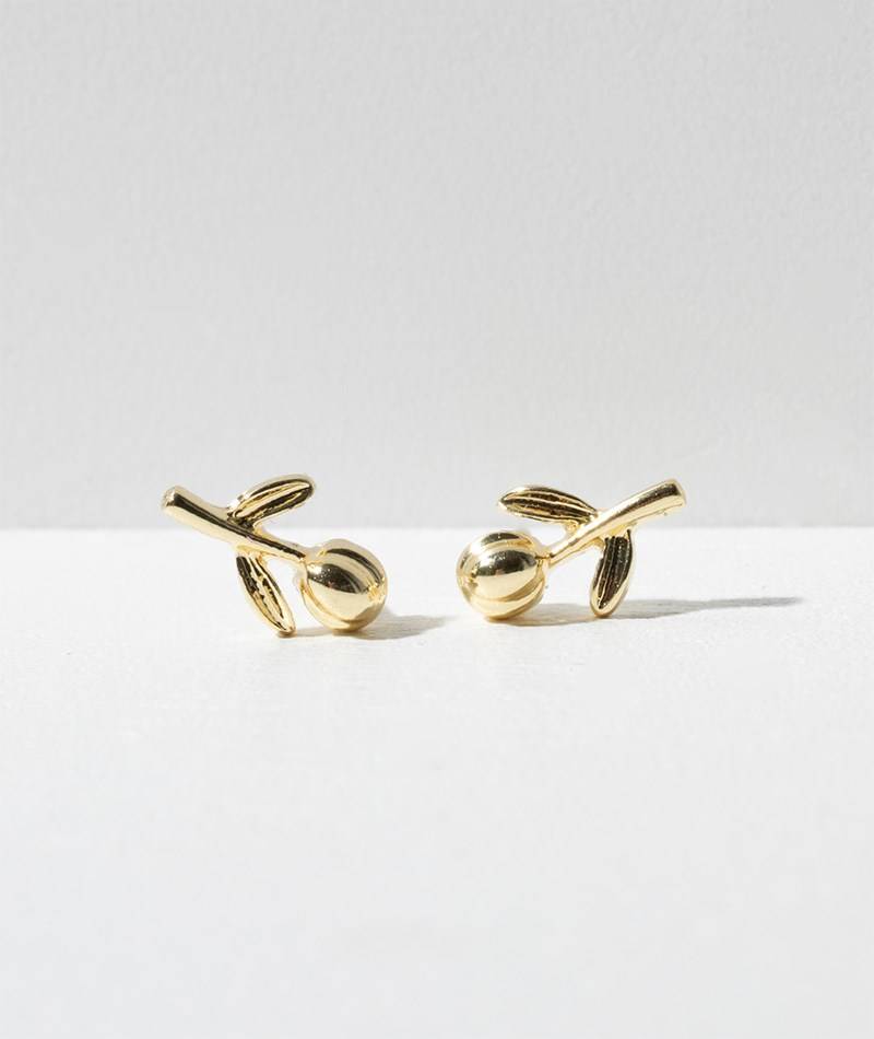 Kauf Dich Glücklich EBBA Ohrstecker Blume Gold