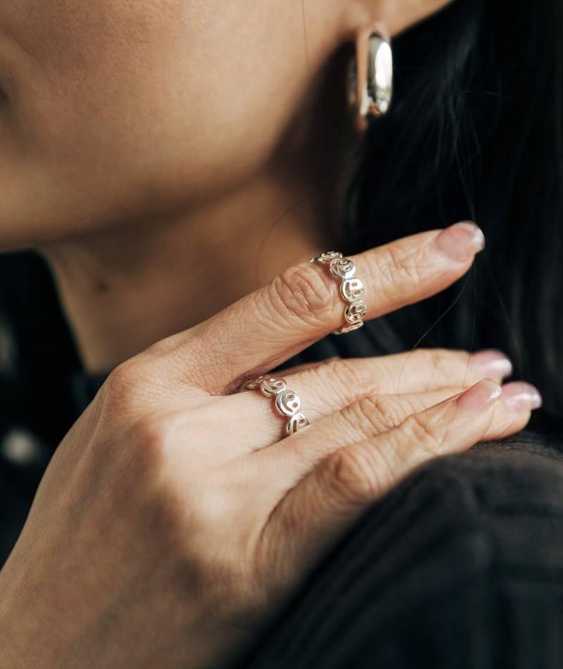 Kauf Dich Glücklich EBBA Ring Silber