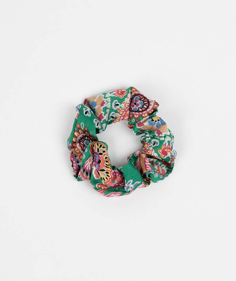 Kauf Dich Glücklich EBBA Scrunchie green flowers