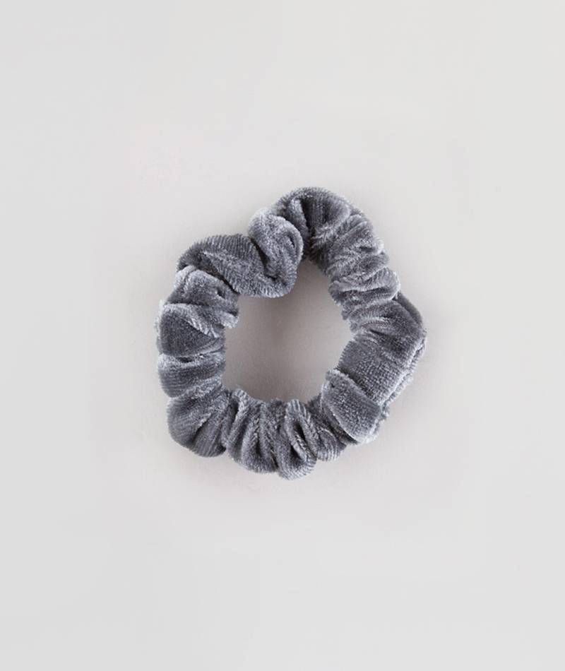 Kauf Dich Glücklich EBBA Velour Scrunchie Grau