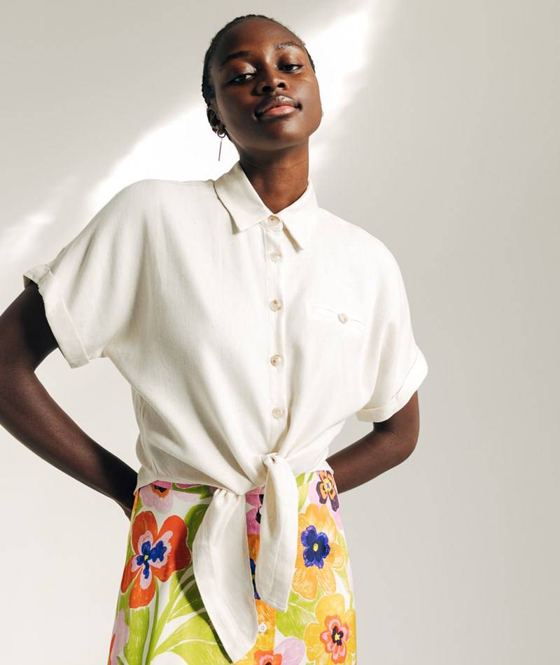 Kauf Dich Glücklich FRNCH PARIS Bluse Candys Beige