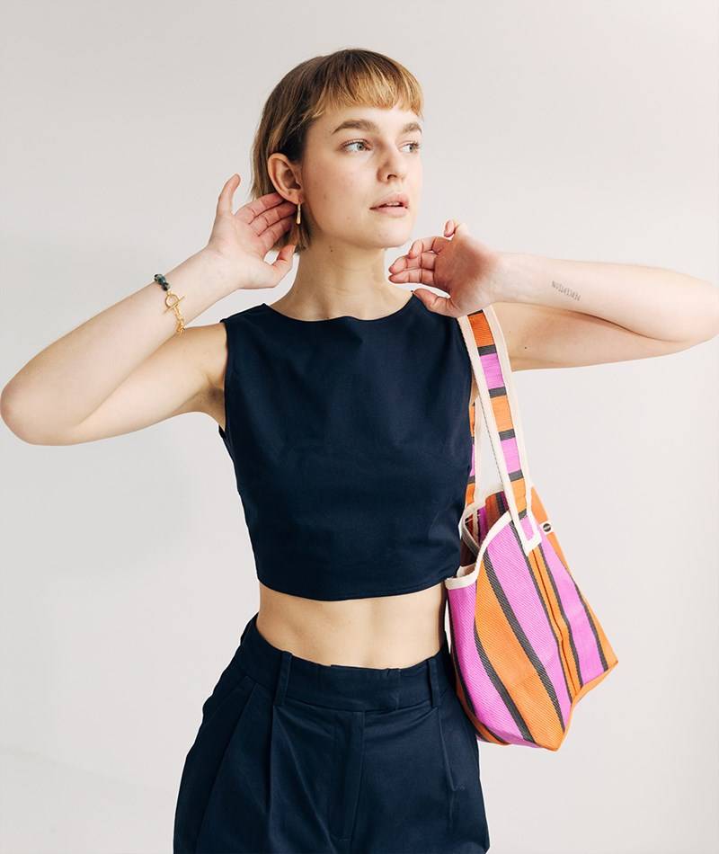 Kauf Dich Glücklich FRNCH PARIS Lola Top Blau