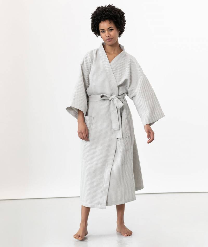 Kauf Dich Glücklich HAY Waffle Bademantel grau