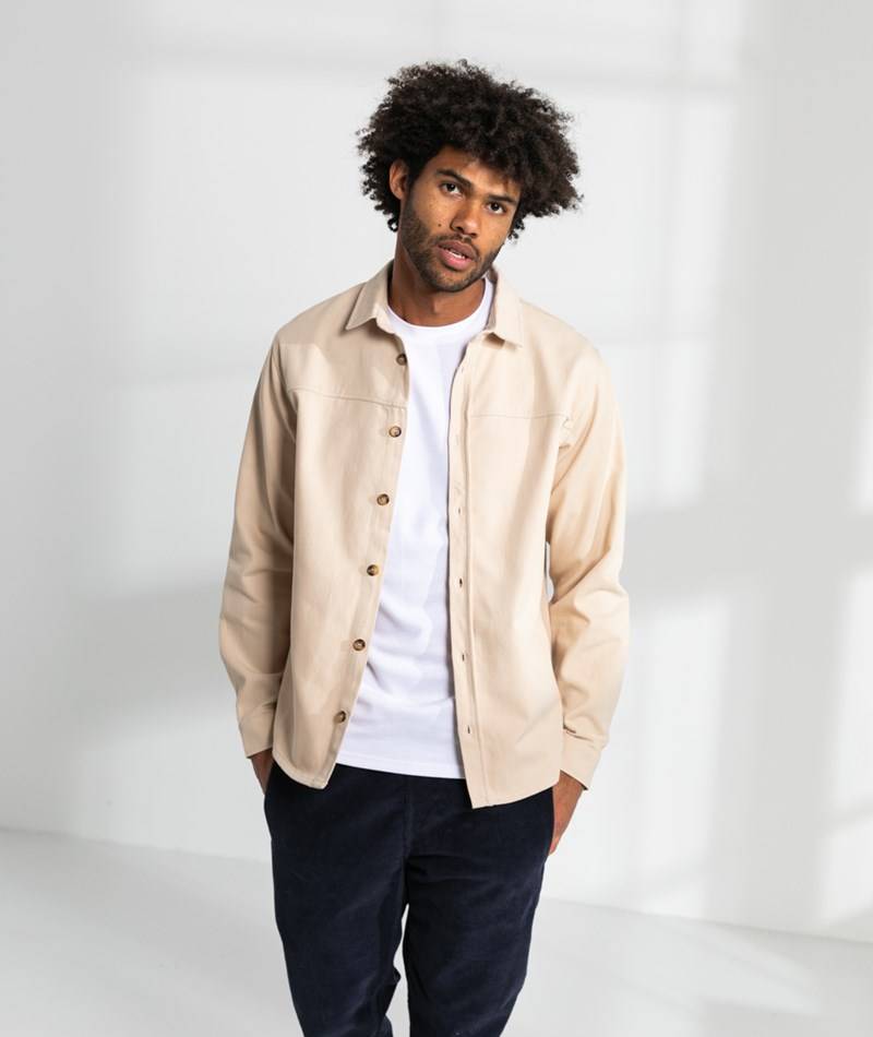 KAUF DICH GLüCKLICH Hemd Beige