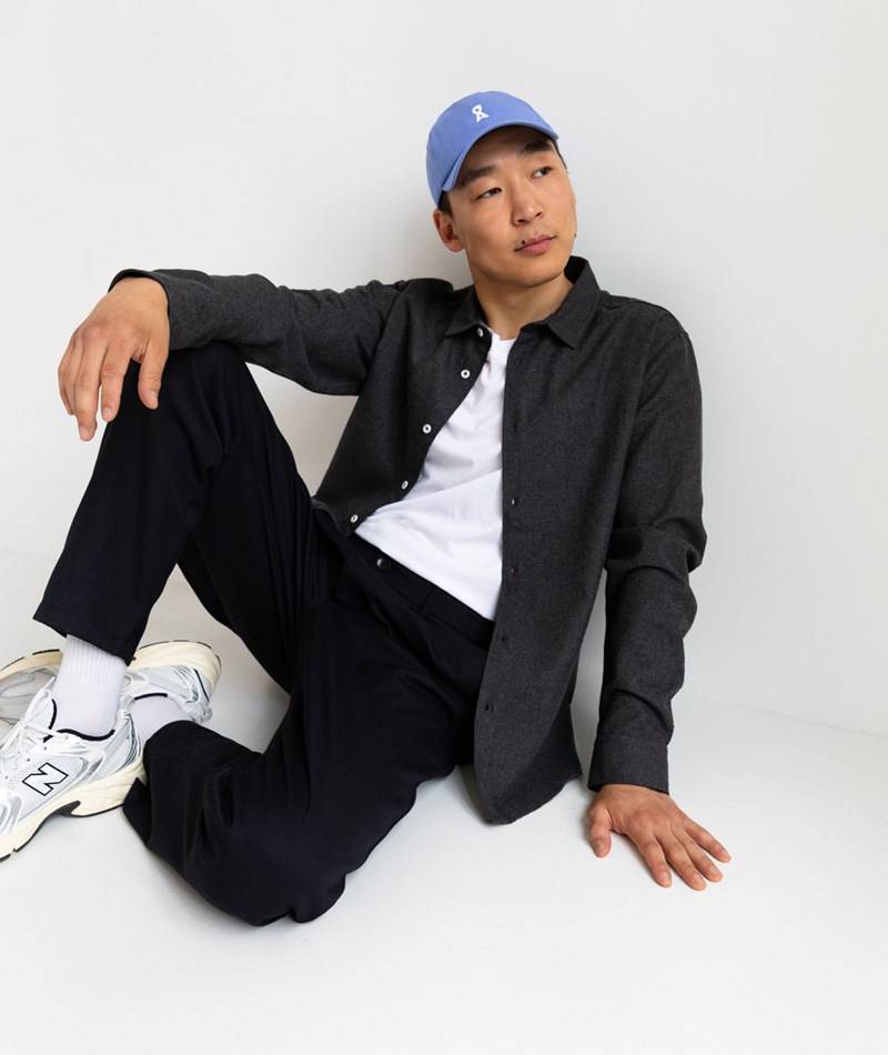 KAUF DICH GLüCKLICH Hemd Dunkelgrau