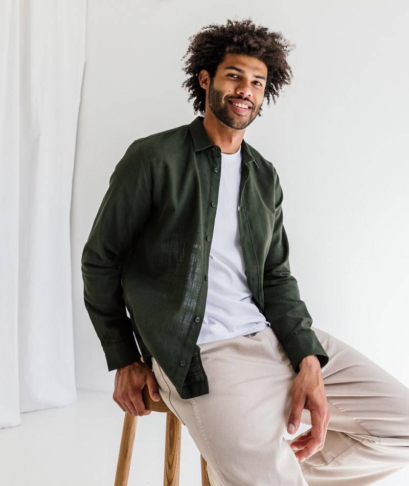 KAUF DICH GLüCKLICH Hemd Dunkelgrün