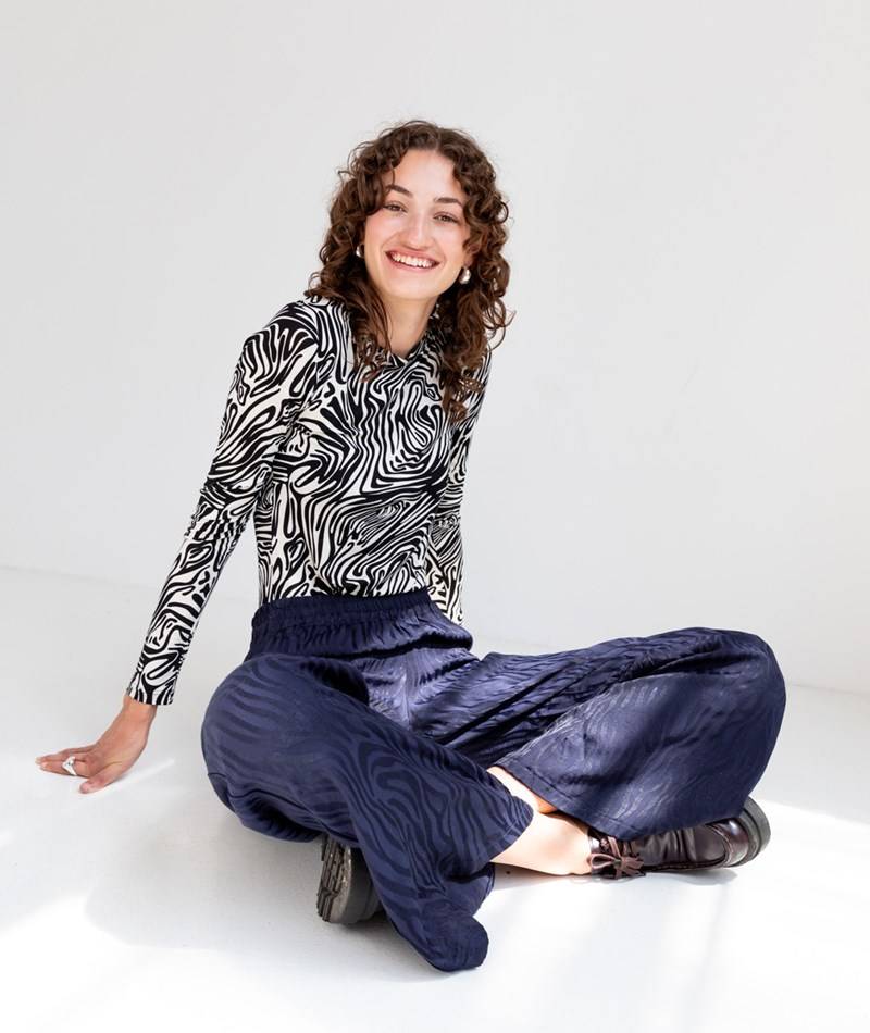 KAUF DICH GLüCKLICH Hose dunkelblau