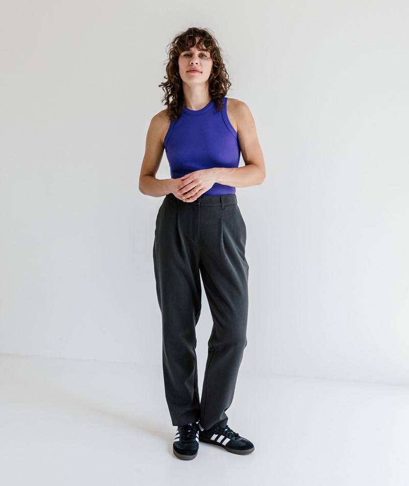 KAUF DICH GLüCKLICH Hose Dunkelgrau