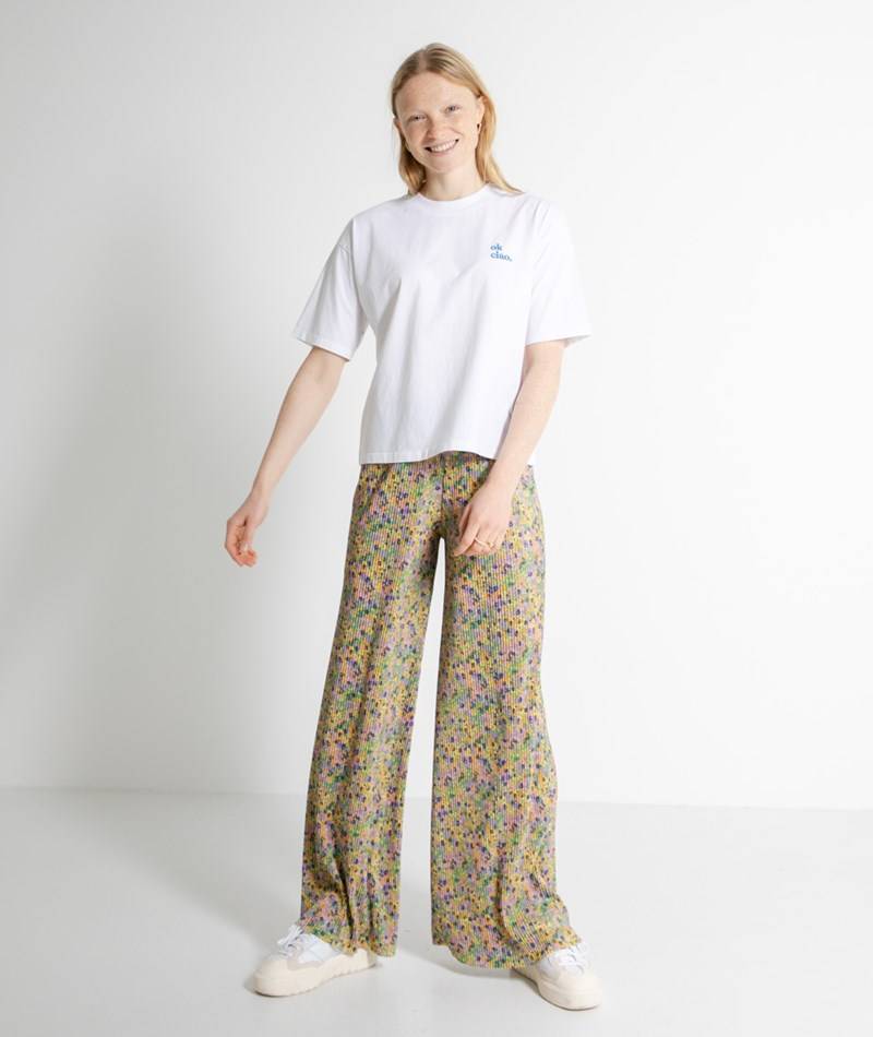 KAUF DICH GLüCKLICH Hose gemustert aus recyceltem Polyester