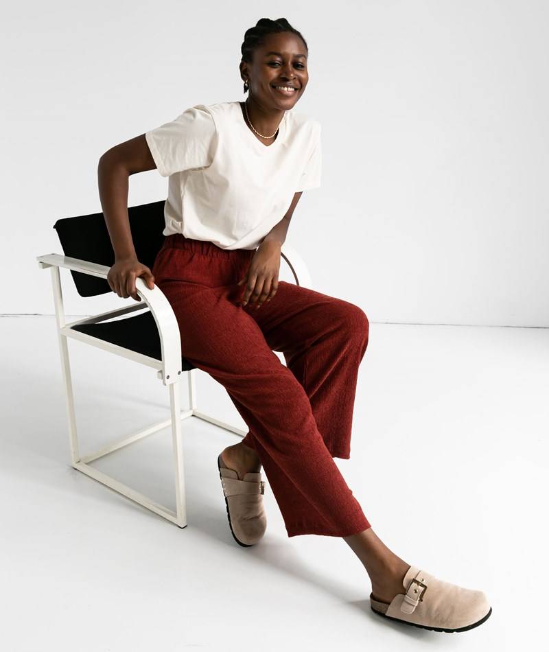 KAUF DICH GLüCKLICH Hose Marron Rot