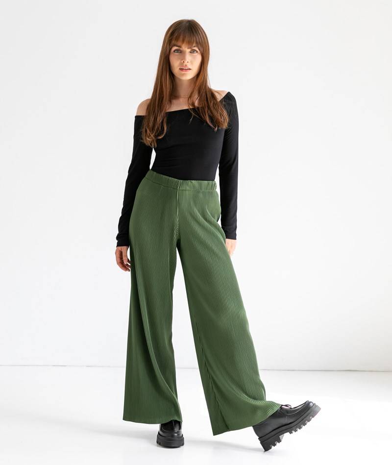 KAUF DICH GLüCKLICH Hose Olive Grün aus recyceltem Polyester