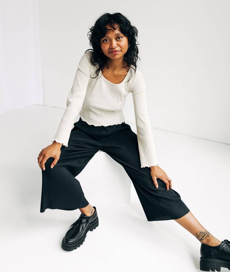 KAUF DICH GLüCKLICH Hose Schwarz