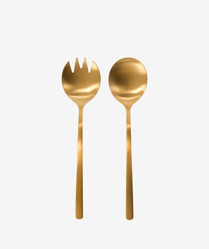 Kauf Dich Glücklich HOUSE DOCTOR Salatbesteck Gold