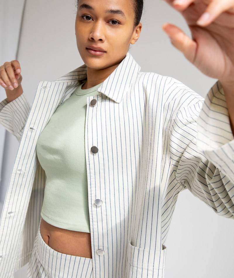 KAUF DICH GLüCKLICH Jacke gestreift