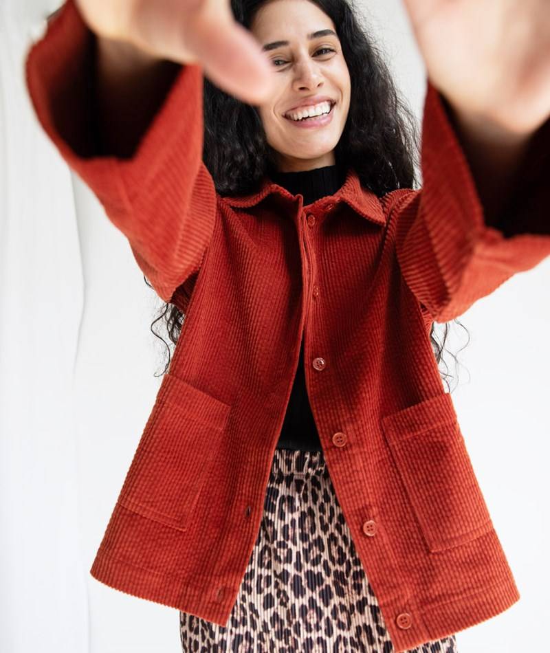 KAUF DICH GLüCKLICH Jacke Rot