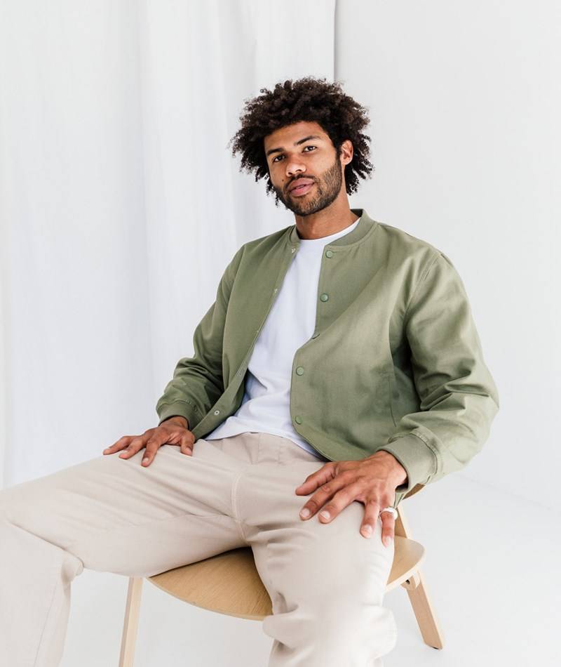 KAUF DICH GLüCKLICH Jacke Salbeigrün