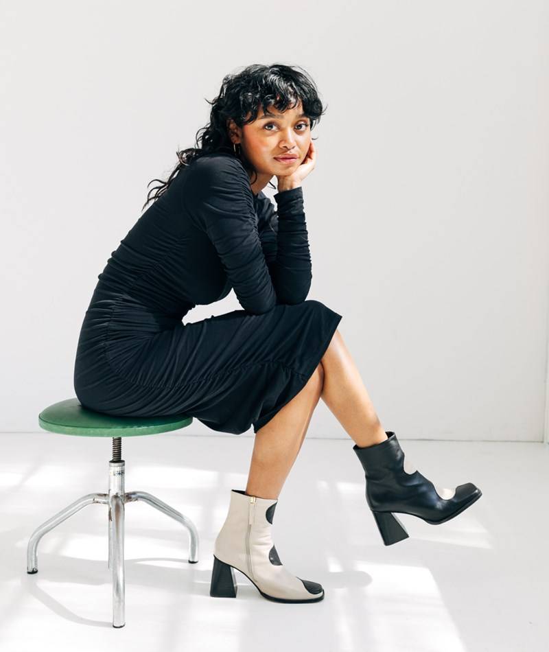 Kauf Dich Glücklich JAN N JUNE Rido Kleid Schwarz