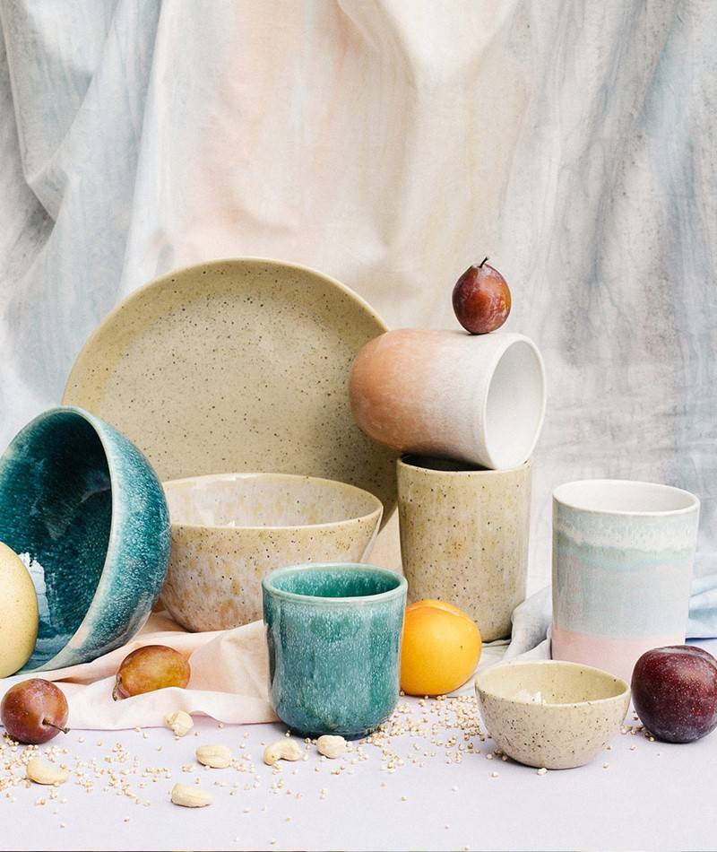 KAUF DICH GLüCKLICH Keramikbecher candy