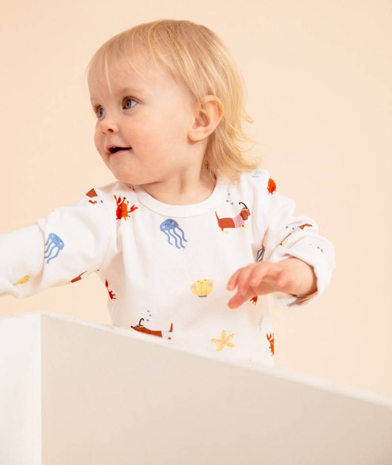 KAUF DICH GLüCKLICH KIDS Body gemustert aus Bio-Baumwolle