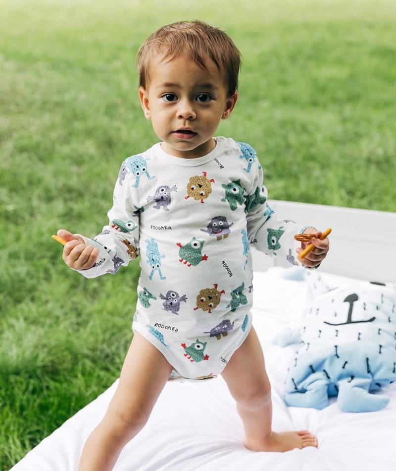 KAUF DICH GLüCKLICH KIDS Body Weiü aus Bio-Baumwolle