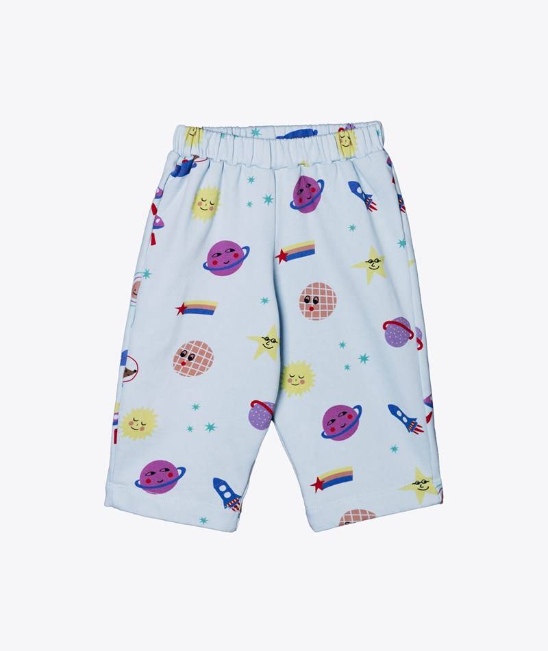 KAUF DICH GLüCKLICH KIDS Hose Hellblau aus Bio-Baumwolle