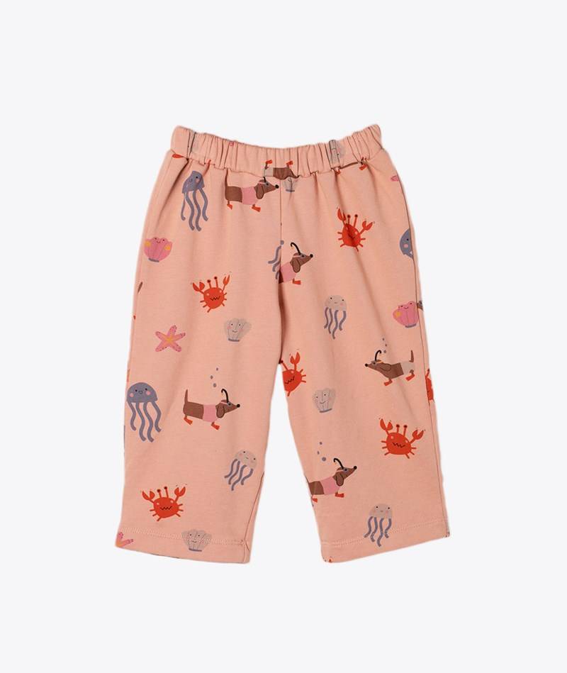 KAUF DICH GLüCKLICH KIDS Hose Orange/Rosa aus Bio-Baumwolle