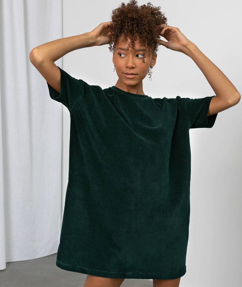 KAUF DICH GLüCKLICH Kleid dunkelgrün