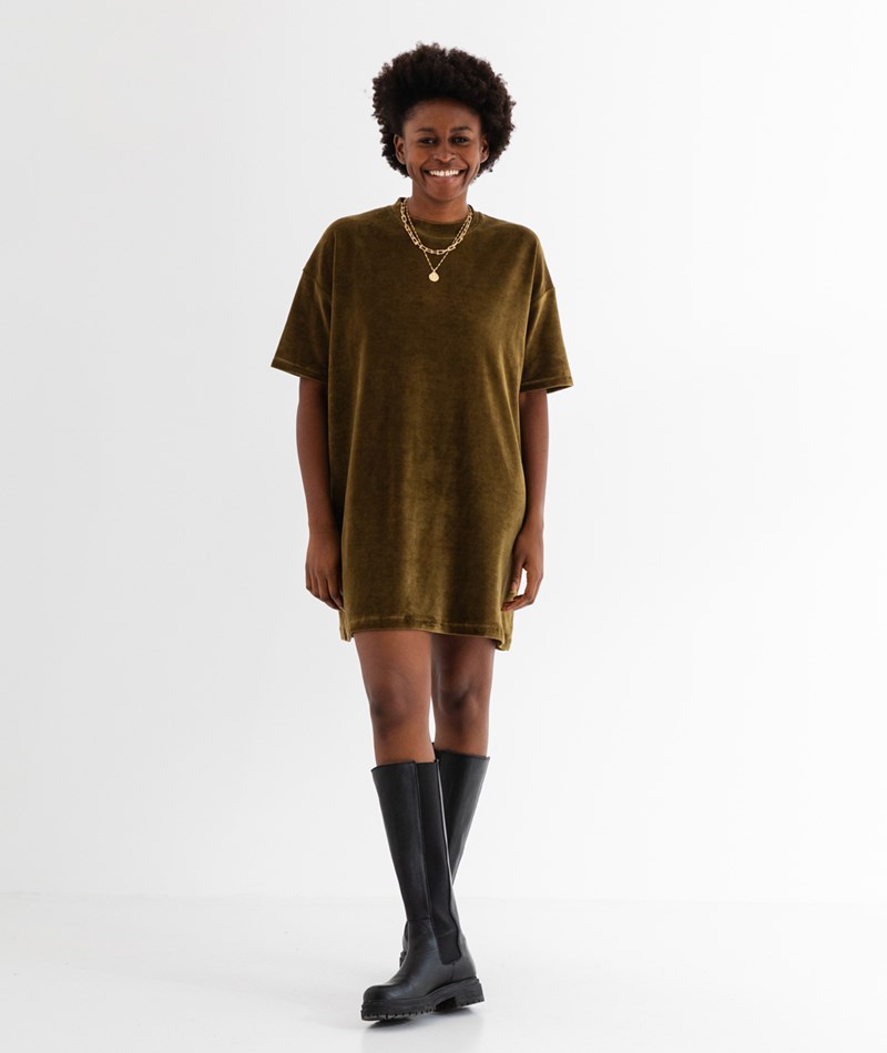 KAUF DICH GLüCKLICH Kleid dunkelgrün