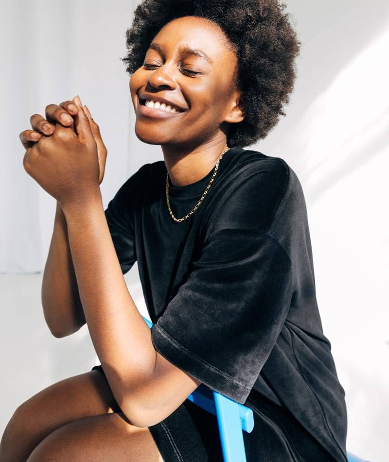 KAUF DICH GLüCKLICH Kleid Schwarz