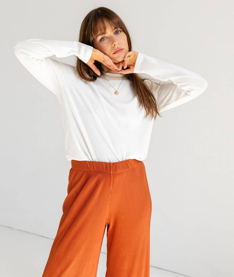 KAUF DICH GLüCKLICH Longsleeve Creme