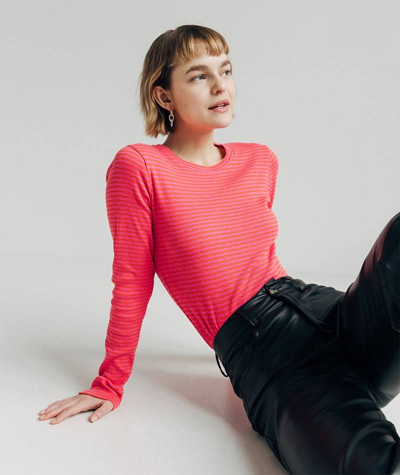 KAUF DICH GLüCKLICH Longsleeve gemustert