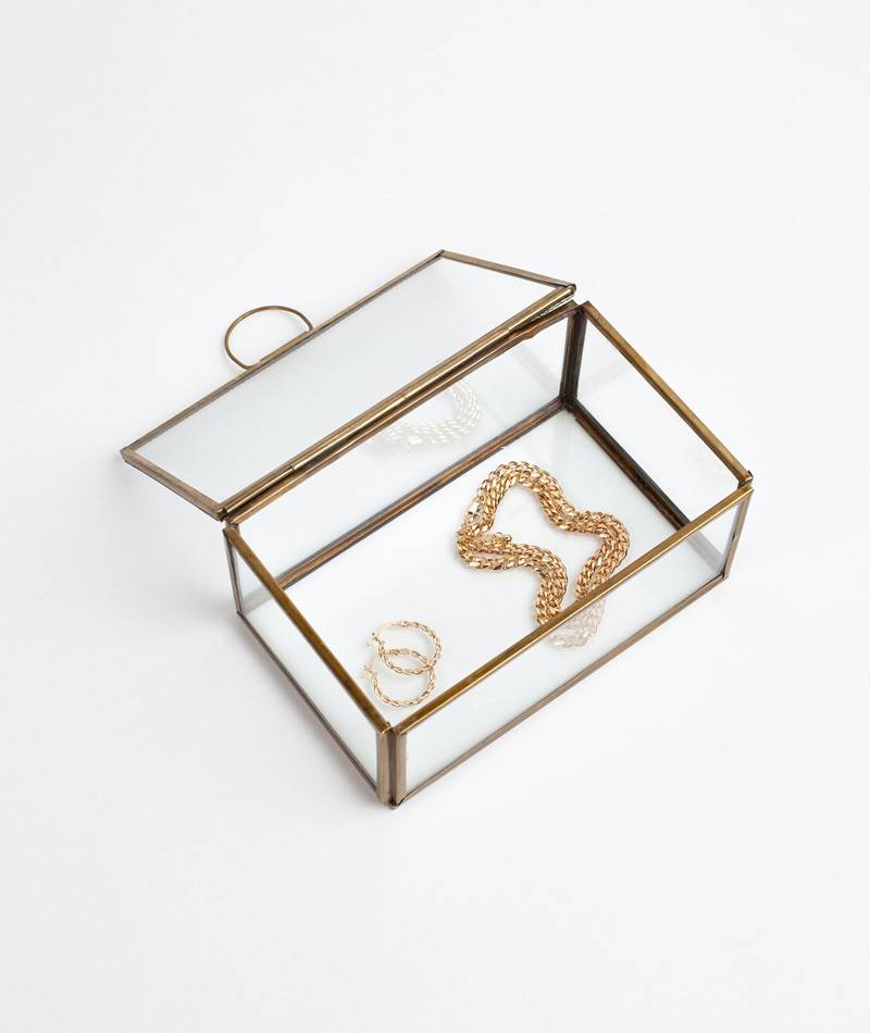 Kauf Dich Glücklich MADAM STOLTZ Glass Box gold