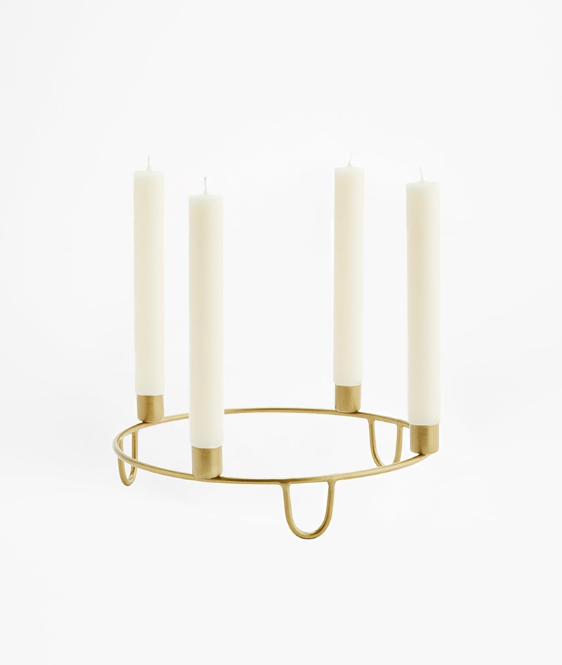 Kauf Dich Glücklich MADAM STOLTZ Kerzenhalter Gold